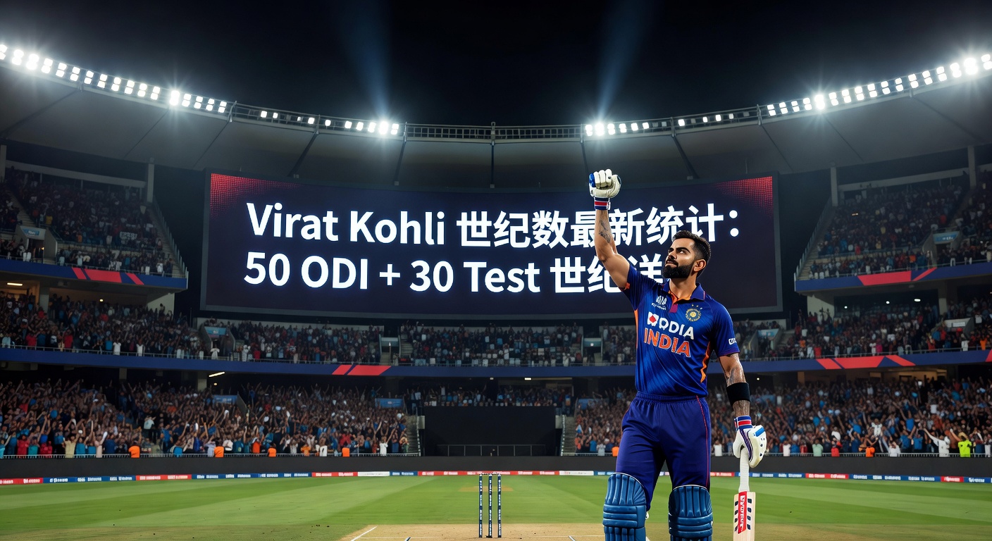 Virat Kohli世纪数最新统计：50 ODI + 30 Test世纪详解
