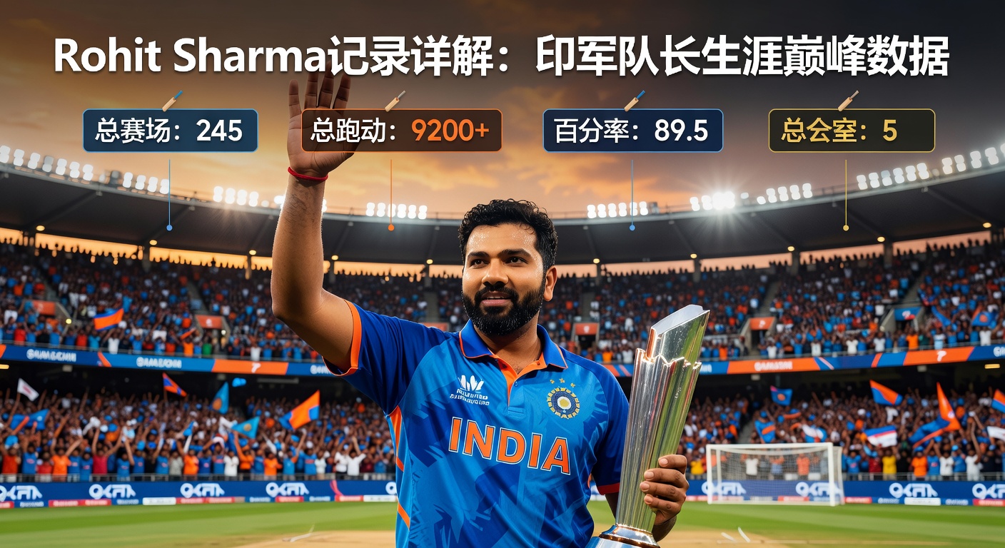 Rohit Sharma记录：生涯最全成就详解