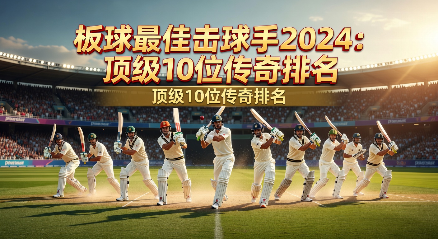 板球最佳击球手2024：顶级10位传奇排名