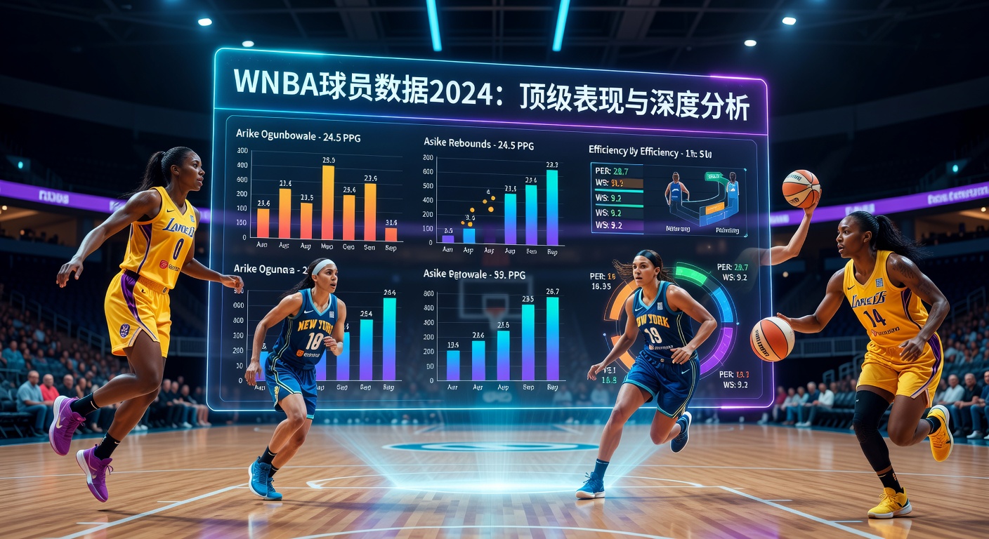 WNBA球员数据2024：得分王篮板霸主详解